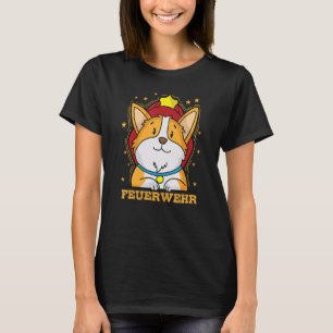 T-shirt Casque d'incendie du service d'incendie Chien Wels
