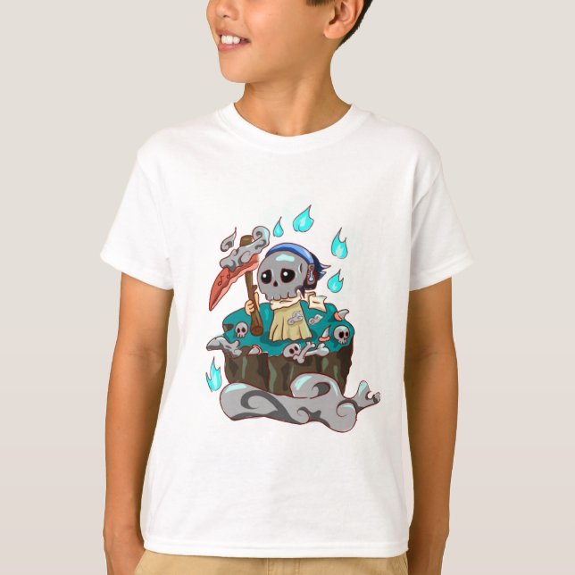 T-shirt Casque drôle Halloween (Devant)
