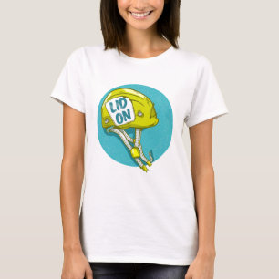 T-shirt Casque escalade rock