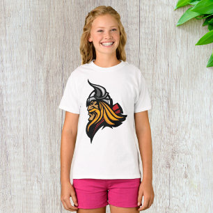 T-shirt Casque et barbe de la tête de guerrier viking Fier