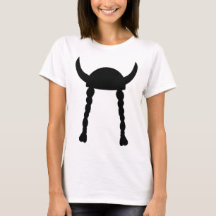 T-shirt Casque et tresses de Viking