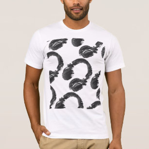 T-shirt casque graphique