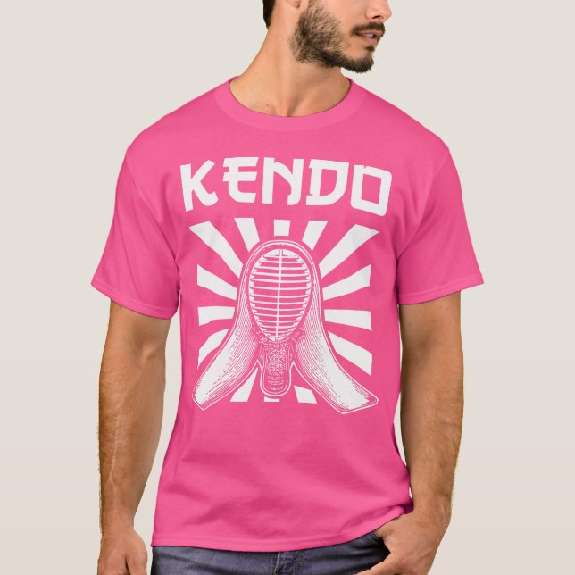 T-shirt Casque Kendo Mem Art Martial Japonais (Devant)