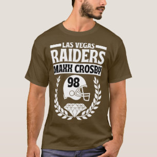 T-shirt Casque Las Vegas Raiders Maxx Crosby 98 Casque Ame