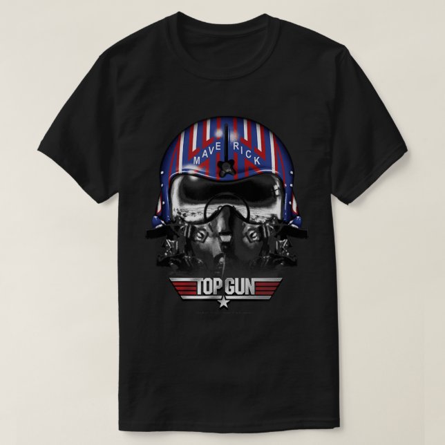 T-shirt Casque Maverick pour canon supérieur (Design devant)
