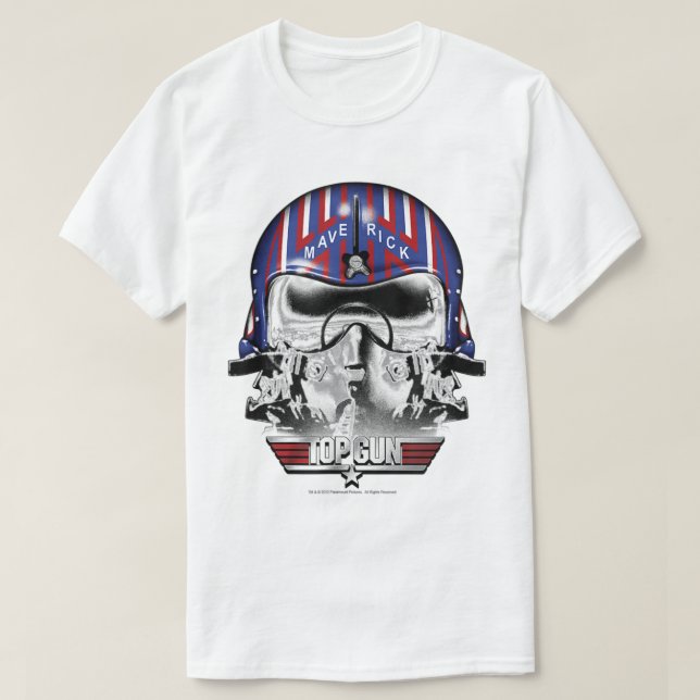 T-shirt Casque Maverick pour canon supérieur (Design devant)