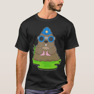 T-shirt Casque Mole Miner Mining Mining