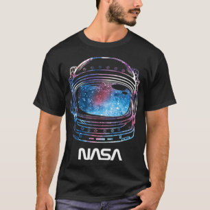 T-shirt Casque NASA Galaxy Lineart Fill