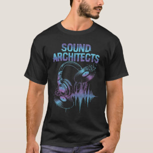 T-shirt Casque néon Architects Dj pour hommes
