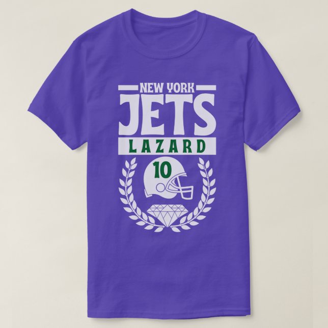 T-shirt Casque New York Jets Allen Lazard 10 Casque améric (Design devant)