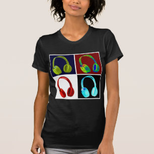 T-shirt Casque Pop Art