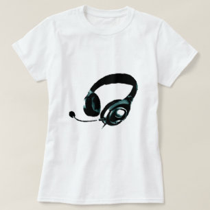 T-shirt Casque Pop Art