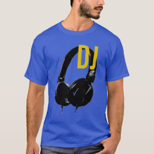 T-shirt Casque Pop Art DJ Disque Jockey