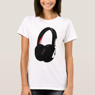 T-shirt Casque Pop Art Head Téléphone