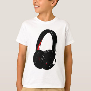T-shirt Casque Pop Art Head Téléphone