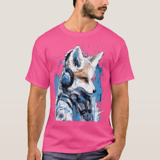 T-shirt Casque Rave Edm Fox