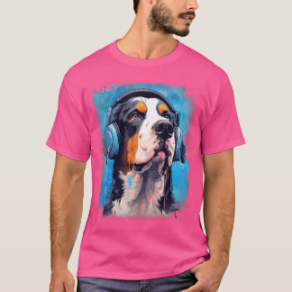 T-shirt Casque Rave Edm Greater Swiss Mountain Dog