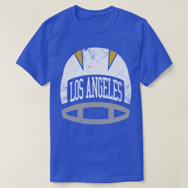T-shirt Casque rétro Bleu LAC (Design devant)