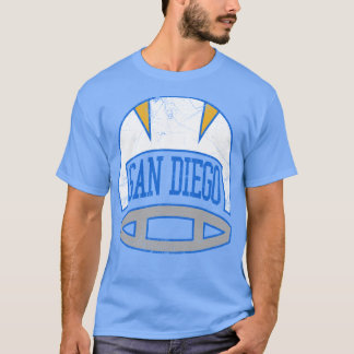 T-shirt Casque rétro San Diego Blanc