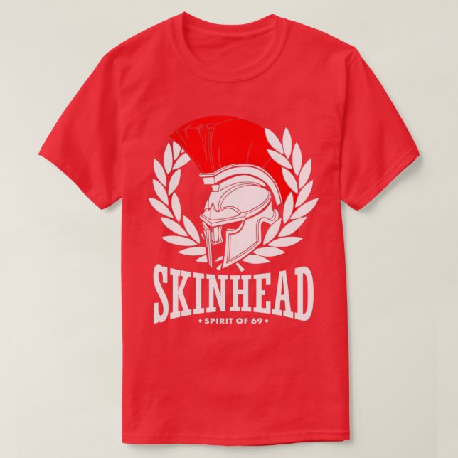 T-shirt Casque Skinhead (Design devant)