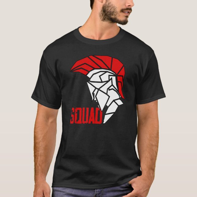 T-shirt Casque Spartan Fierté Escouade Spartan (Devant)