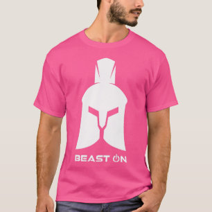 T-shirt Casque SpartanBête SurGymnase Motivation Fitness S