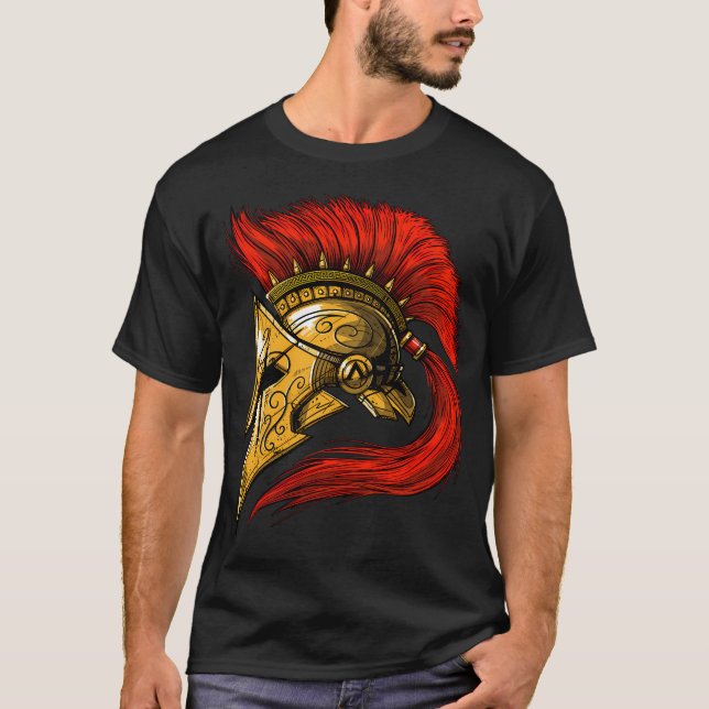 T-shirt Casque spartiate (Devant)
