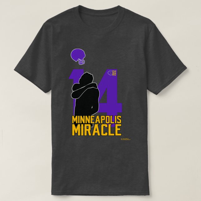 T-shirt Casque Stefon Diggs Toss Casque violet (Design devant)