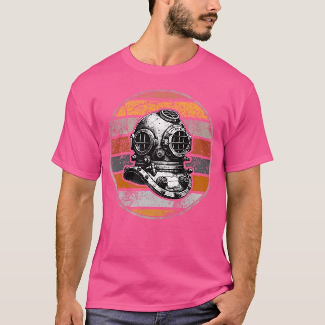 T-shirt Casque Sunset Dive Funny Plongée sous-marine (Devant)