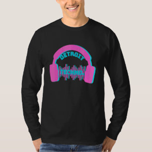 T-shirt Casque Techno de Détroit Festival de Musique Edm R