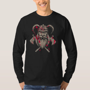 T-shirt Casque Viking Nordique Warrior Norse Skandinavian