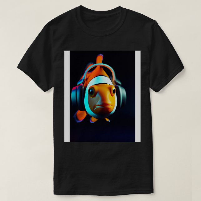 T-shirt Casques de pêche à la clown 3 (Design devant)