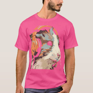 T-shirt Casques Gerbil de porc de Guinée drôle