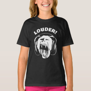 T-shirt Casques Monkey Loud Music Lover