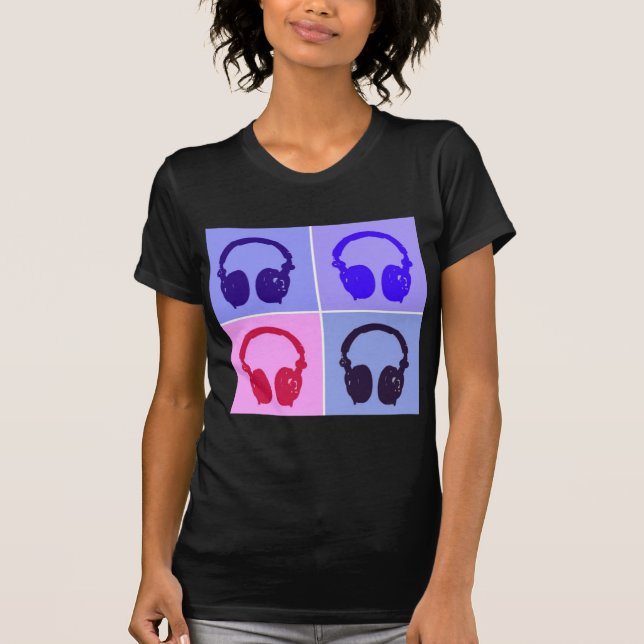 T-shirt Casques Pop Art (Devant)