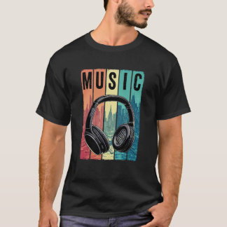 T-shirt Casques Retro vintages Vidéos musicales