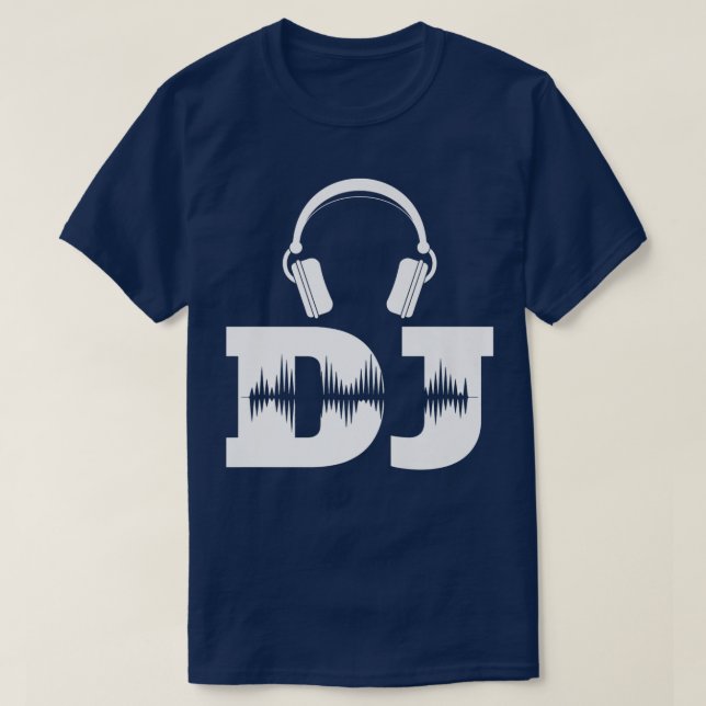 T-shirt Casques Techno DJ Musique (Design devant)