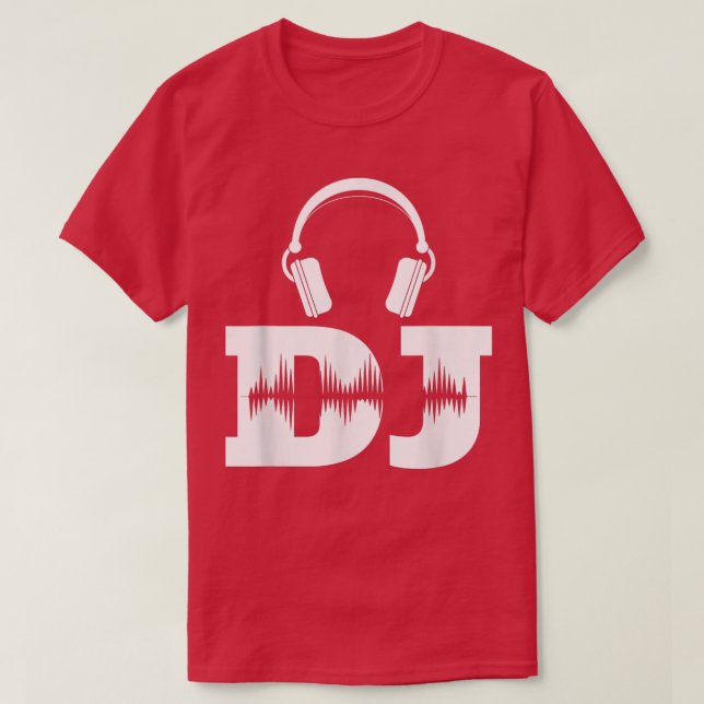 T-shirt Casques Techno DJ Musique (Design devant)