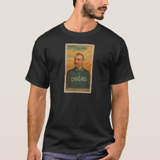 T-shirt Casquette Anson, bas de blanc de Chicago