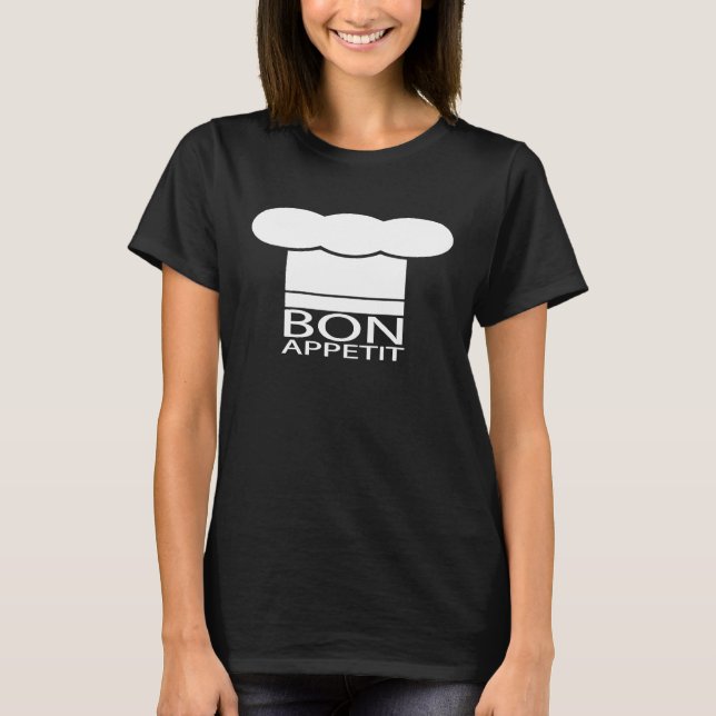 T-shirt Casquette Bon Appetit Chef (Devant)