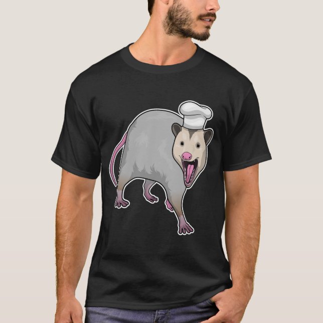 T-shirt Casquette chef Opossum Cook (Devant)