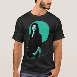 T-shirt Casquette d'affiche bleu Angie Harmon