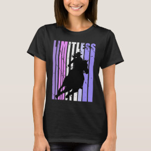 T-shirt Casquette de cowgirl violette sans limites Cow Gir