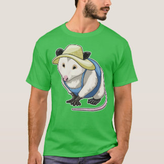 T-shirt Casquette de fermier d'opossum