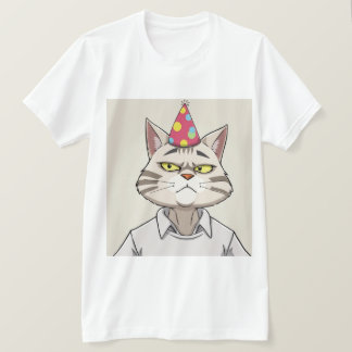 T-Shirt Casquette de fête de chats amusant - Snark