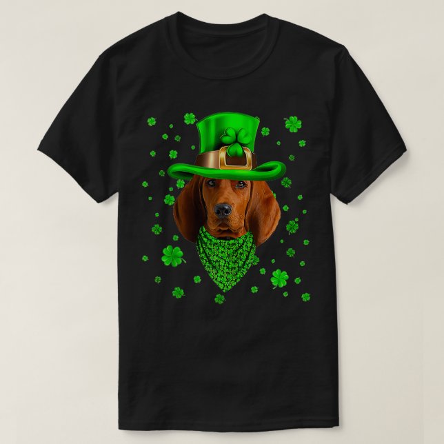 T-shirt Casquette de Jour de la Saint Patrick de chien de  (Design devant)