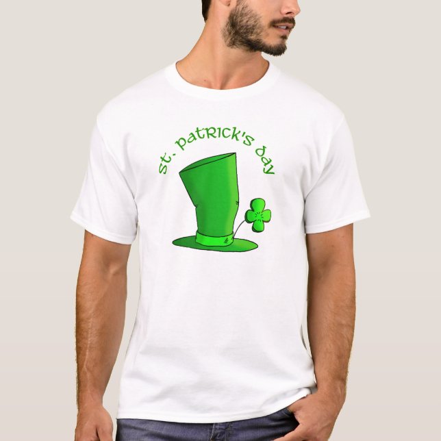 T-shirt Casquette de jour de la St Patrick (Devant)