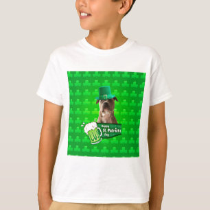 T-shirt Casquette de la Saint-Patrick Jour du Chien à Taur