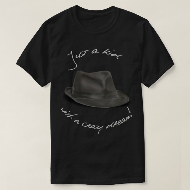 T-shirt Casquette De Leonard. Crazy Dream Chalk ! Standard (Design devant)