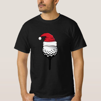 T-shirt Casquette de Noël de balle de golf